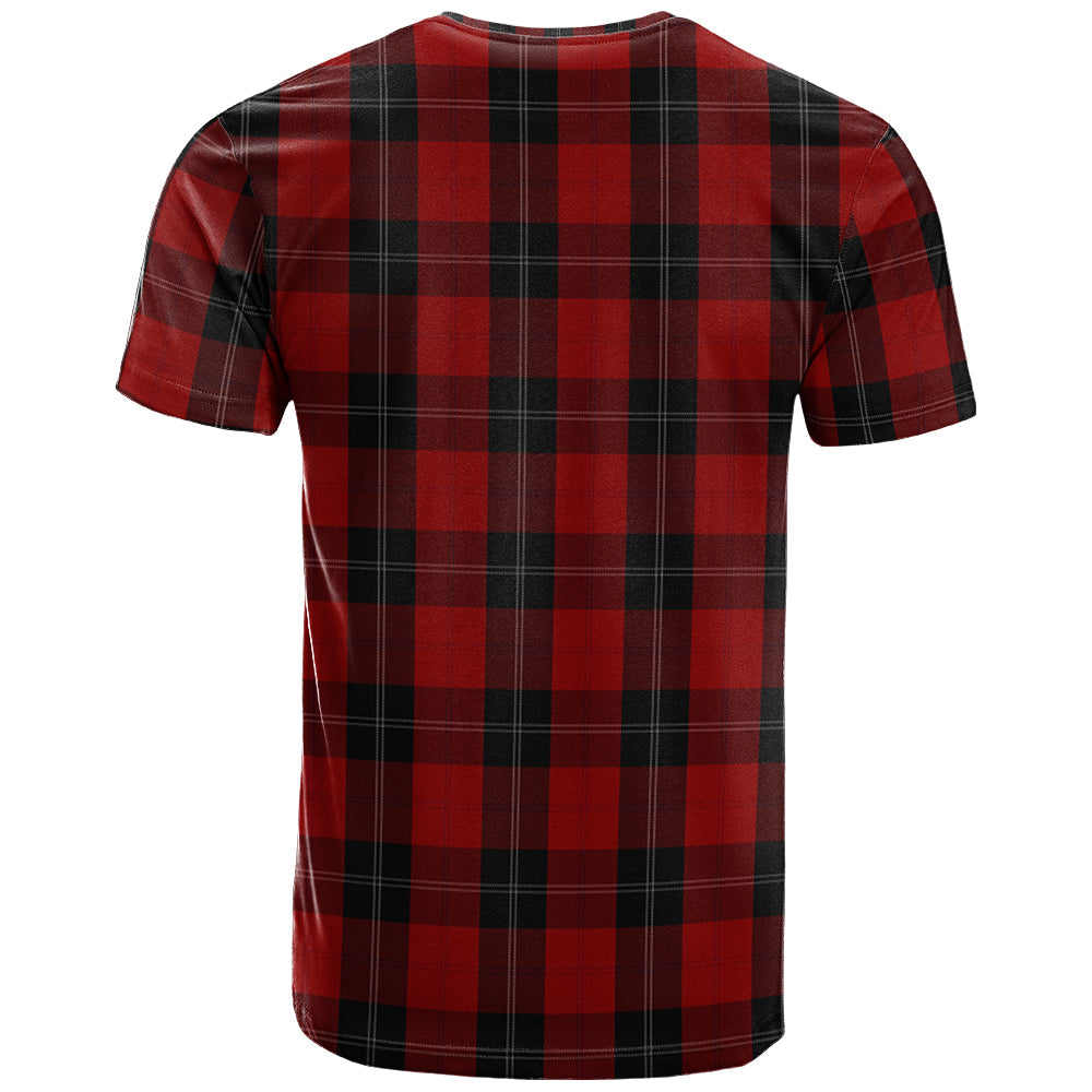 Printivon Ramsay Red Clan DNA In Me Tartan Crest T Shirt