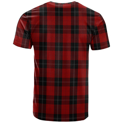 Printivon Ramsay Red Clan DNA In Me Tartan Crest T Shirt