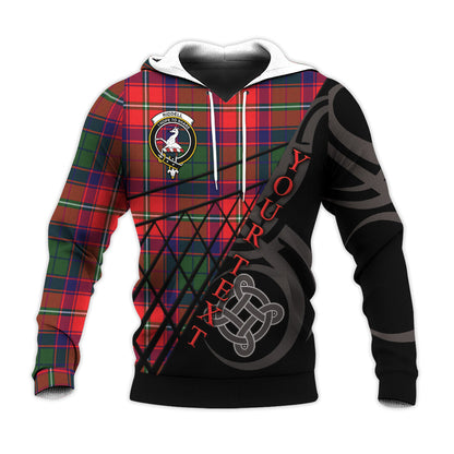 Printivon Riddell Knitted Hoodie Pattern Celtic Custom Text