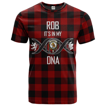 Printivon Rob Roy Macgregor Clan DNA In Me Tartan Crest T Shirt
