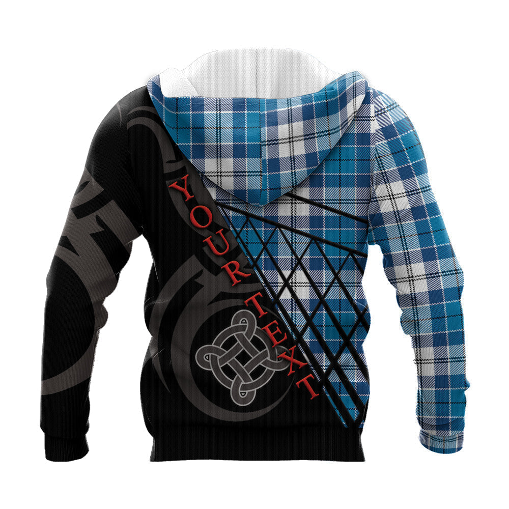 Printivon Roberton Knitted Hoodie Pattern Celtic Custom Text
