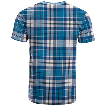 Printivon Roberton Clan DNA In Me Tartan Crest T Shirt
