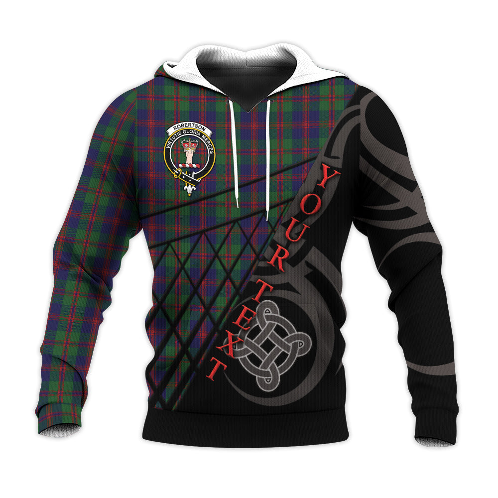 Printivon Robertson 01 Knitted Hoodie Pattern Celtic Custom Text
