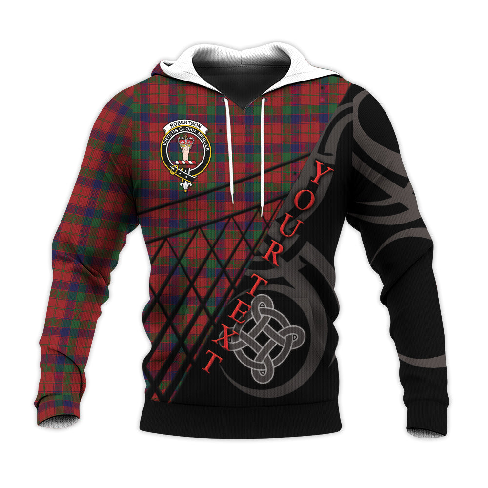 Printivon Robertson 02 Knitted Hoodie Pattern Celtic Custom Text