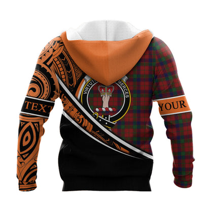 Printivon Robertson 02 Knitted Hoodie Pattern Polynesian Custom Text