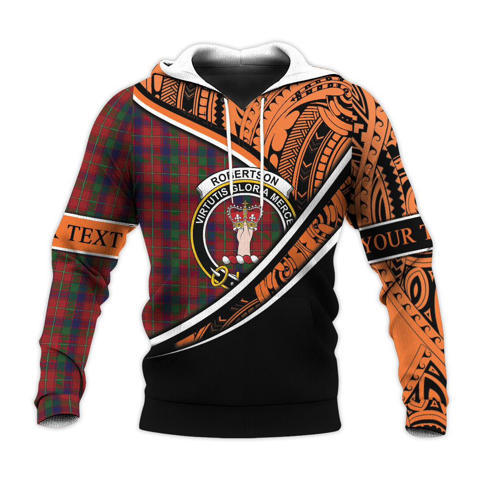 Printivon Robertson 03 Knitted Hoodie Pattern Polynesian Custom Text