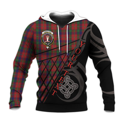 Printivon Robertson 03 Knitted Hoodie Pattern Celtic Custom Text