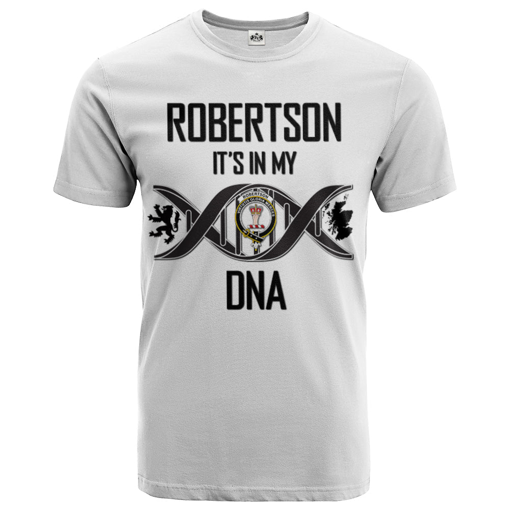Printivon Robertson Clan DNA In Me Crest T Shirt