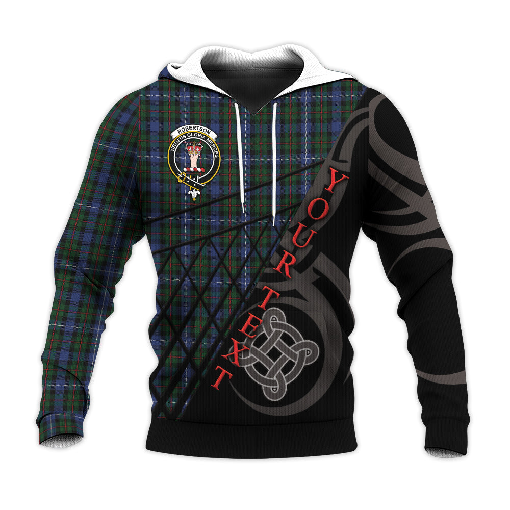 Printivon Robertson Hunting 02 Knitted Hoodie Pattern Celtic Custom Text