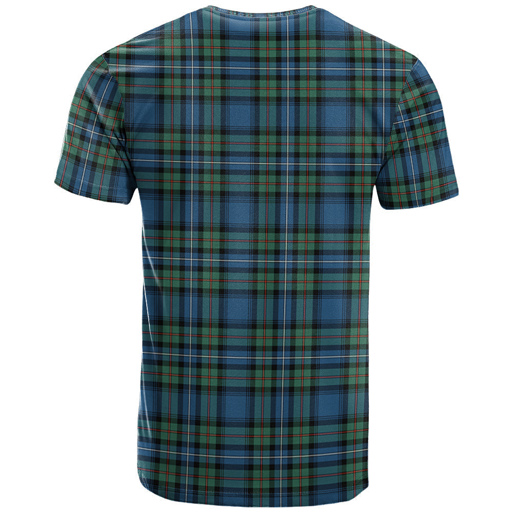 Printivon Robertson Hunting Ancient Clan DNA In Me Tartan Crest T Shirt