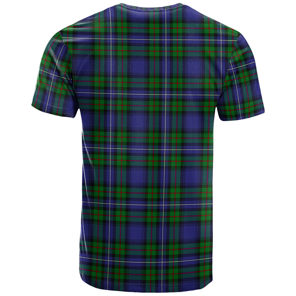 Printivon Robertson Hunting Modern Clan DNA In Me Tartan Crest T Shirt