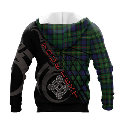 Printivon Rollo Knitted Hoodie Pattern Celtic Custom Text