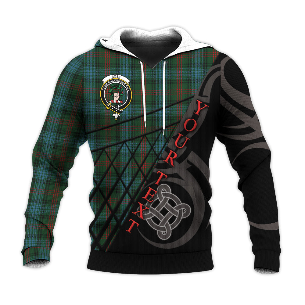Printivon Ross Hunting 01 Knitted Hoodie Pattern Celtic Custom Text