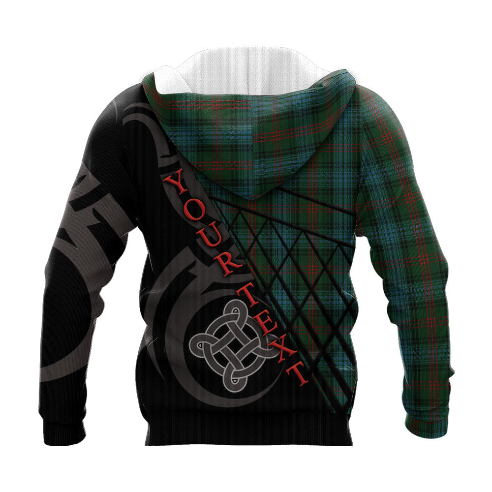 Printivon Ross Hunting 01 Knitted Hoodie Pattern Celtic Custom Text