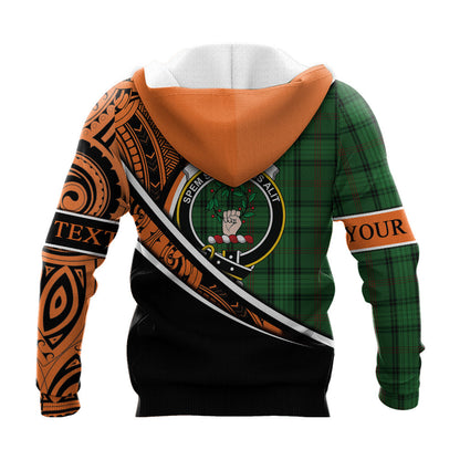 Printivon Ross Hunting 03 Knitted Hoodie Pattern Polynesian Custom Text
