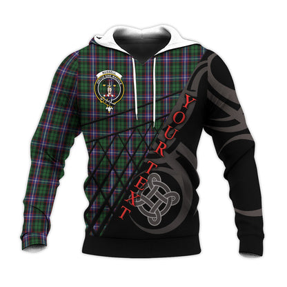 Printivon Russell Knitted Hoodie Pattern Celtic Custom Text