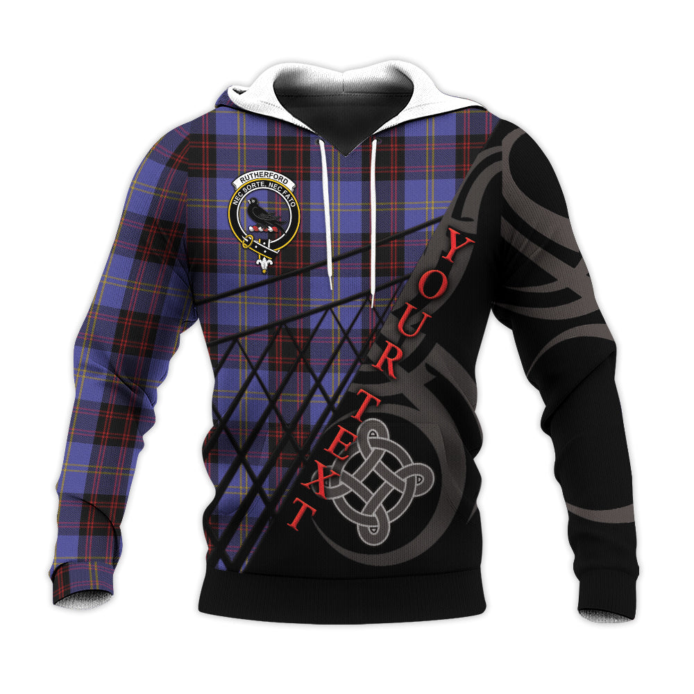 Printivon Rutherford Knitted Hoodie Pattern Celtic Custom Text