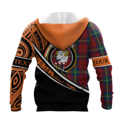 Printivon Ruthven V Knitted Hoodie Pattern Polynesian Custom Text