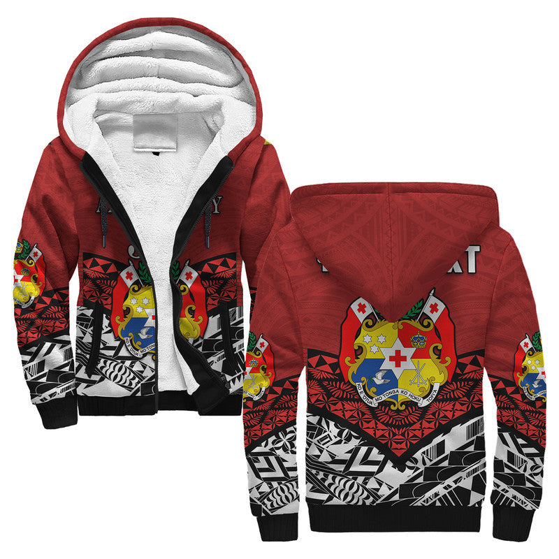 (Custom Personalised) Tonga Sherpa Hoodie Independence Anniversary Special Version 2022