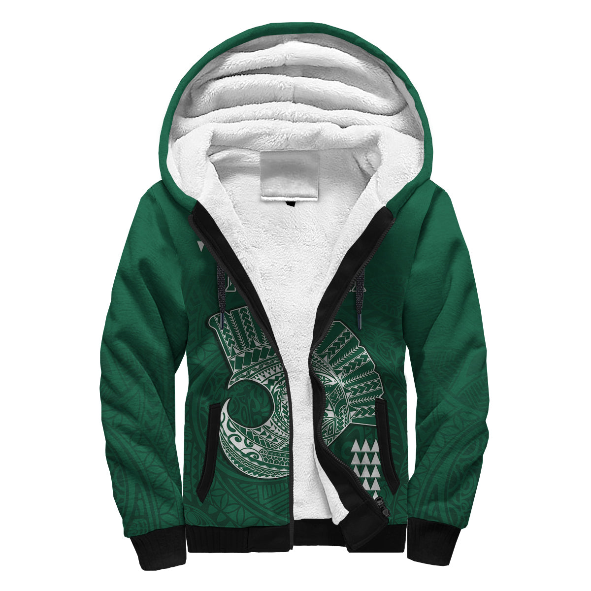 Hawaii Football Sherpa Hoodie Kakau Rainbow Warriors Helmet