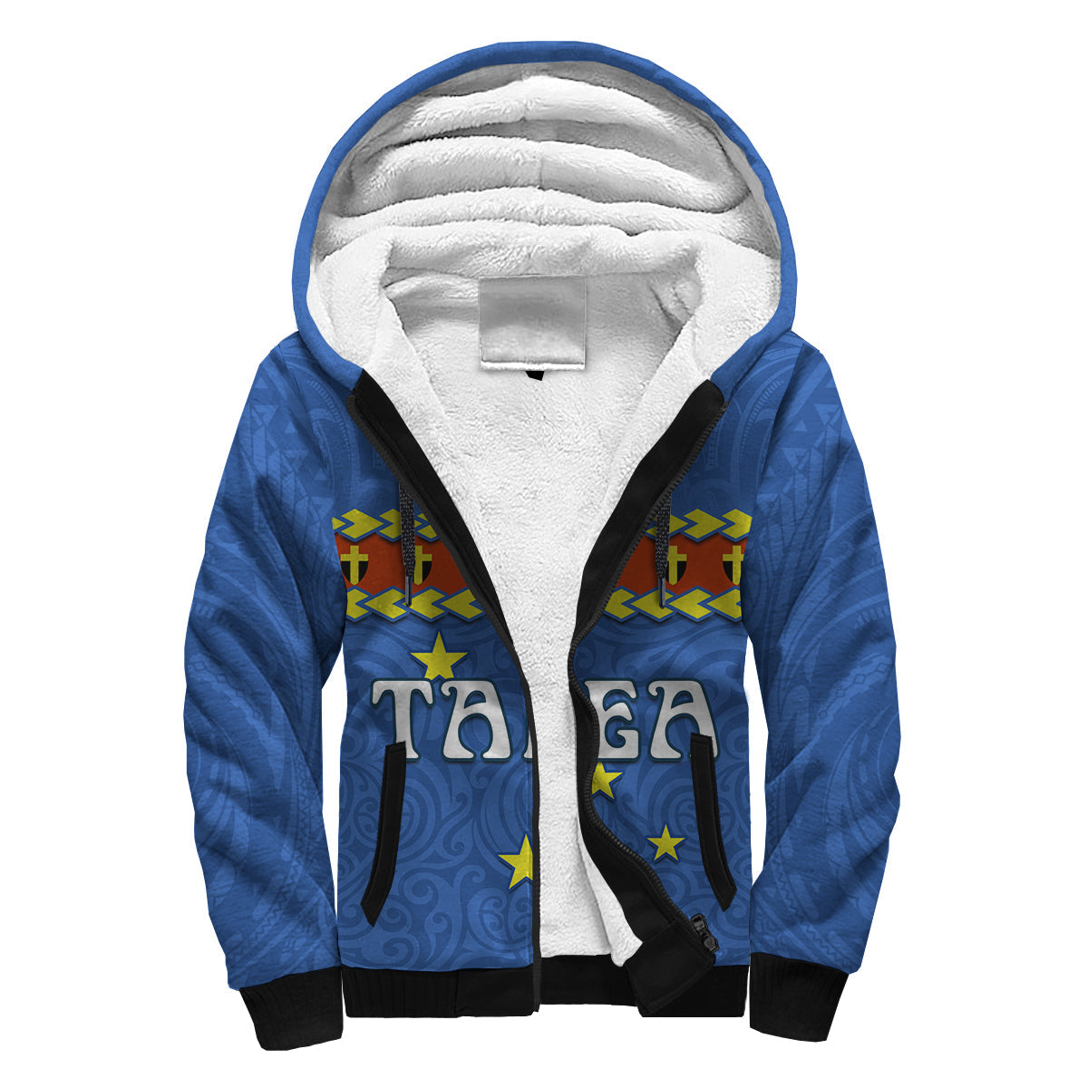 (Custom Personalised) Tafea Province Shepa Hoodie Vanuatu Pig Tusk Polynesian Flag Style