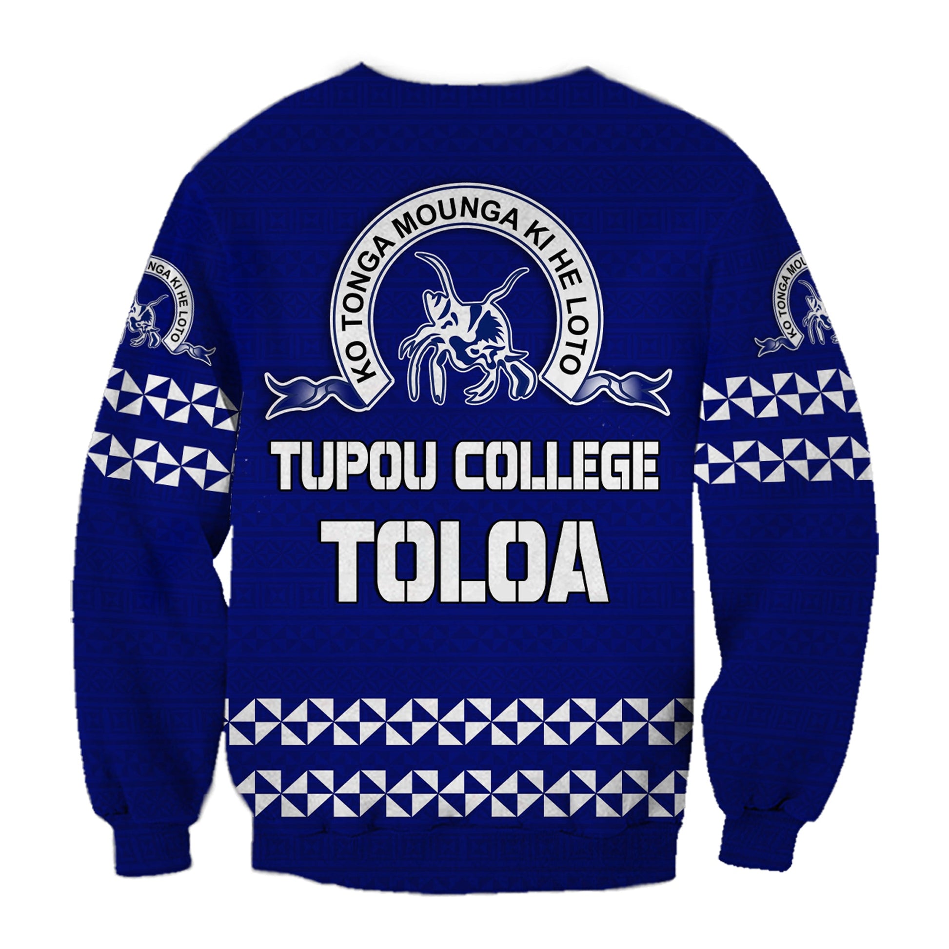 Tonga Tupou College Toloa Sweatshirt 156 Years Anniversary Tongan Ngatu