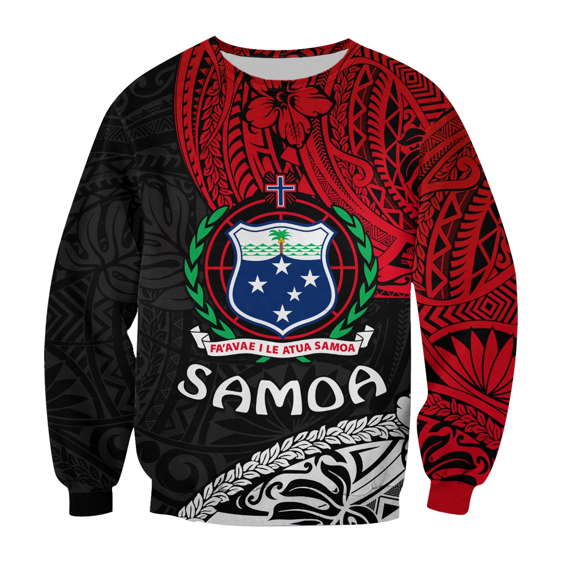 Samoa Sweatshirt Beloved Samoan Mix Polynesian Pattern