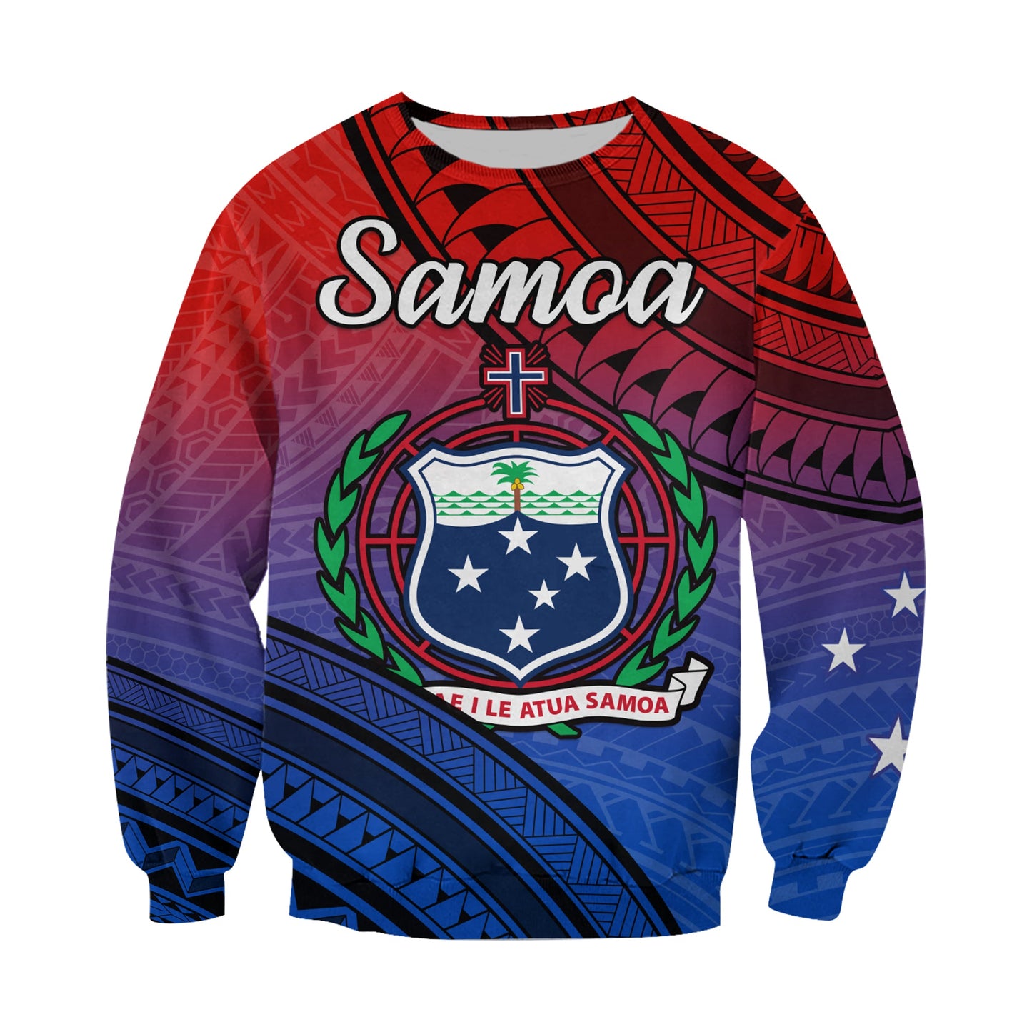 Samoa Sweatshirt Shirt Style Gradient Sporty Original
