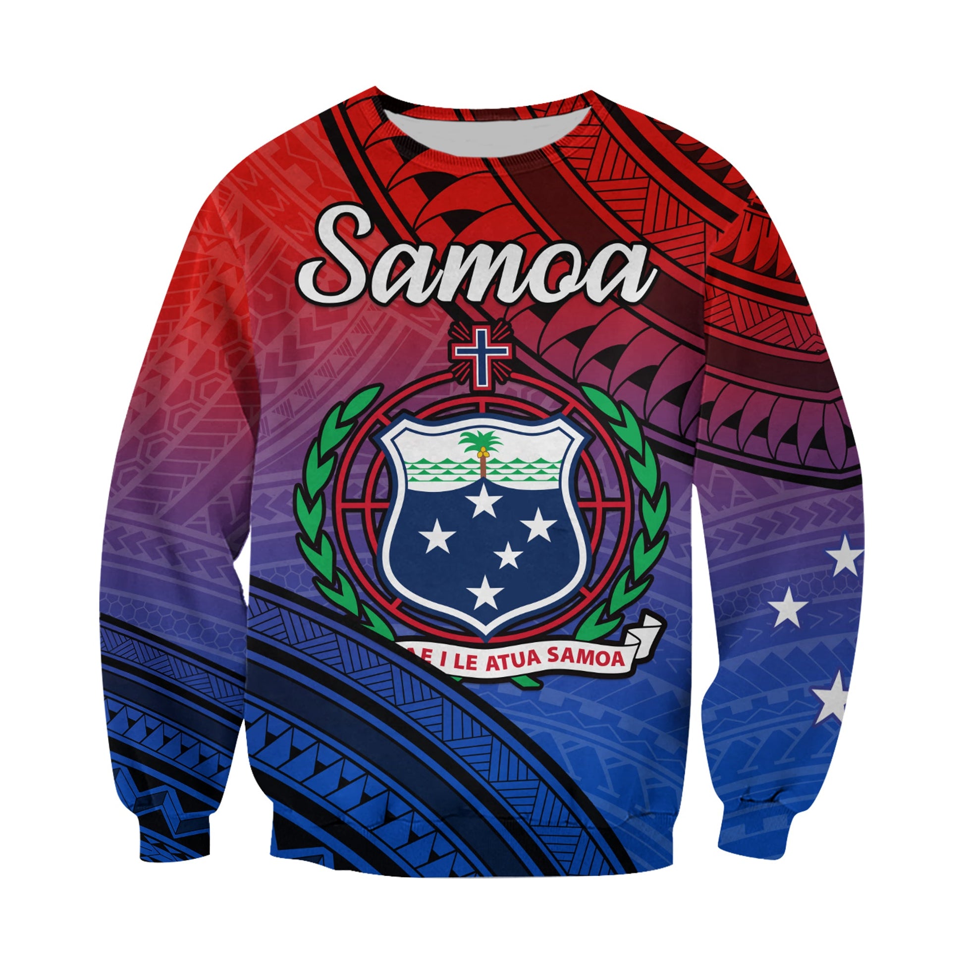 Samoa Sweatshirt Shirt Style Gradient Sporty Original