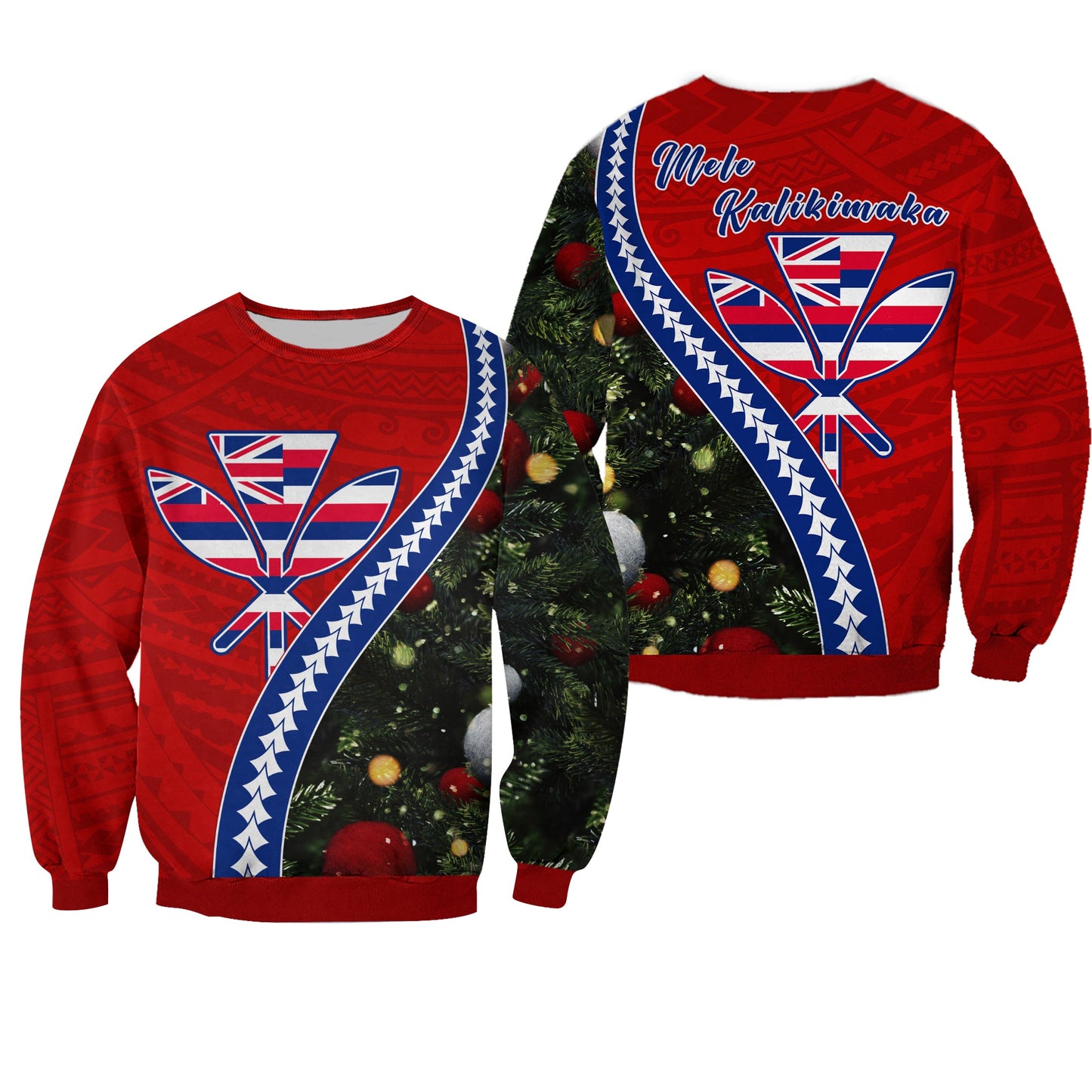 Hawaii Christmas Sweatshirt Mele Kalikimaka Special