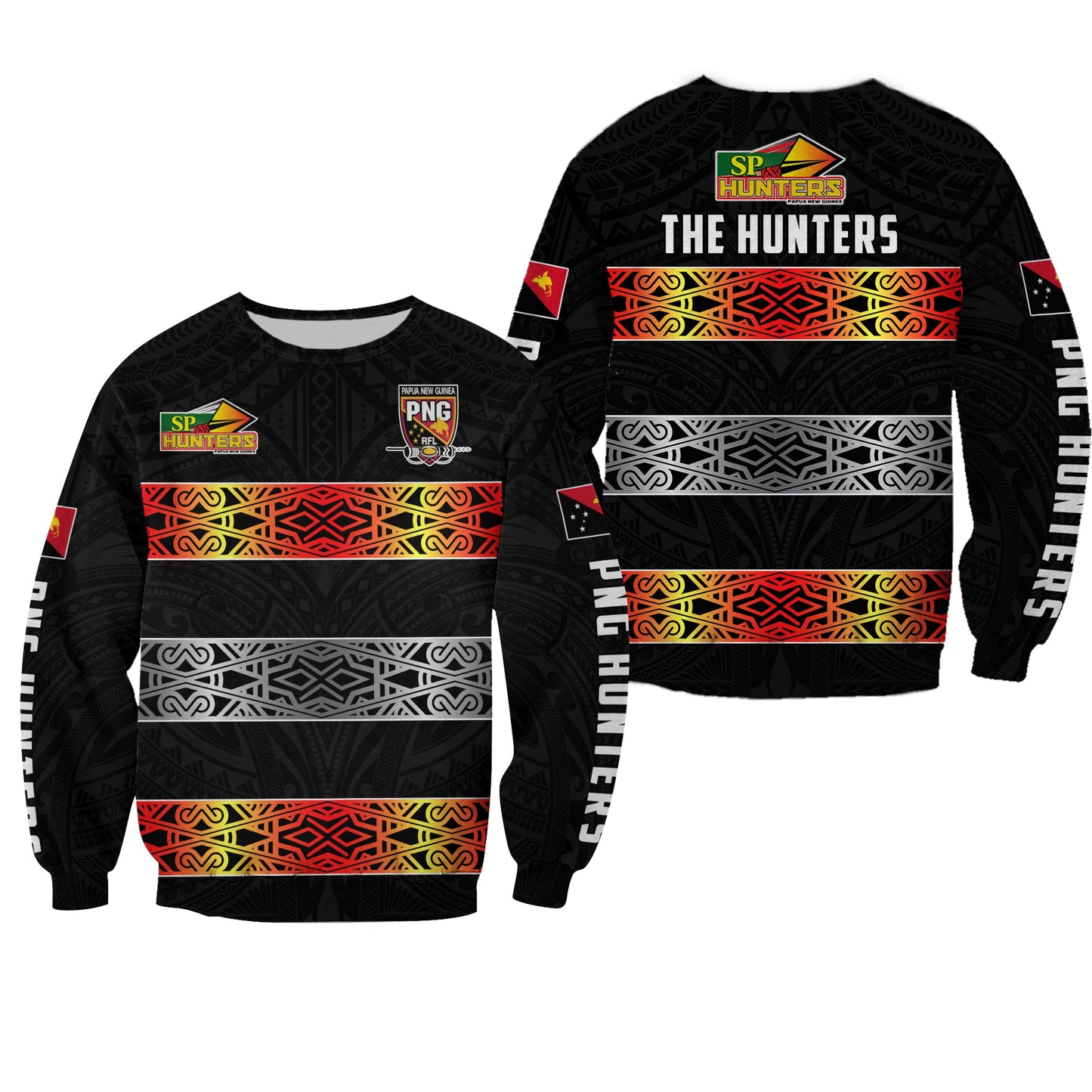 The Hunters PNG Sweatshirt Papua New Guinea Hunters Rugby