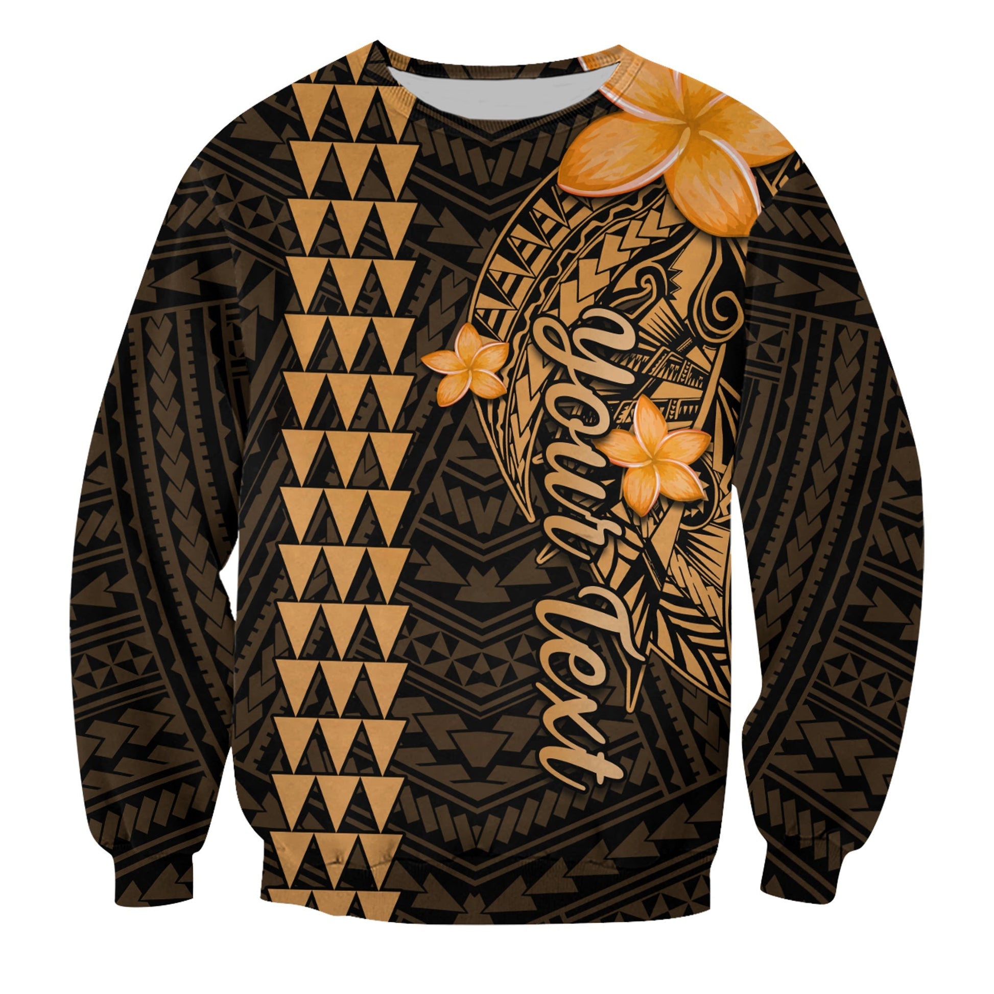 Custom Personalised Hawaii Sweatshirt Kakau Kanaka Maoli Combine Polynesian Shark Ver.01
