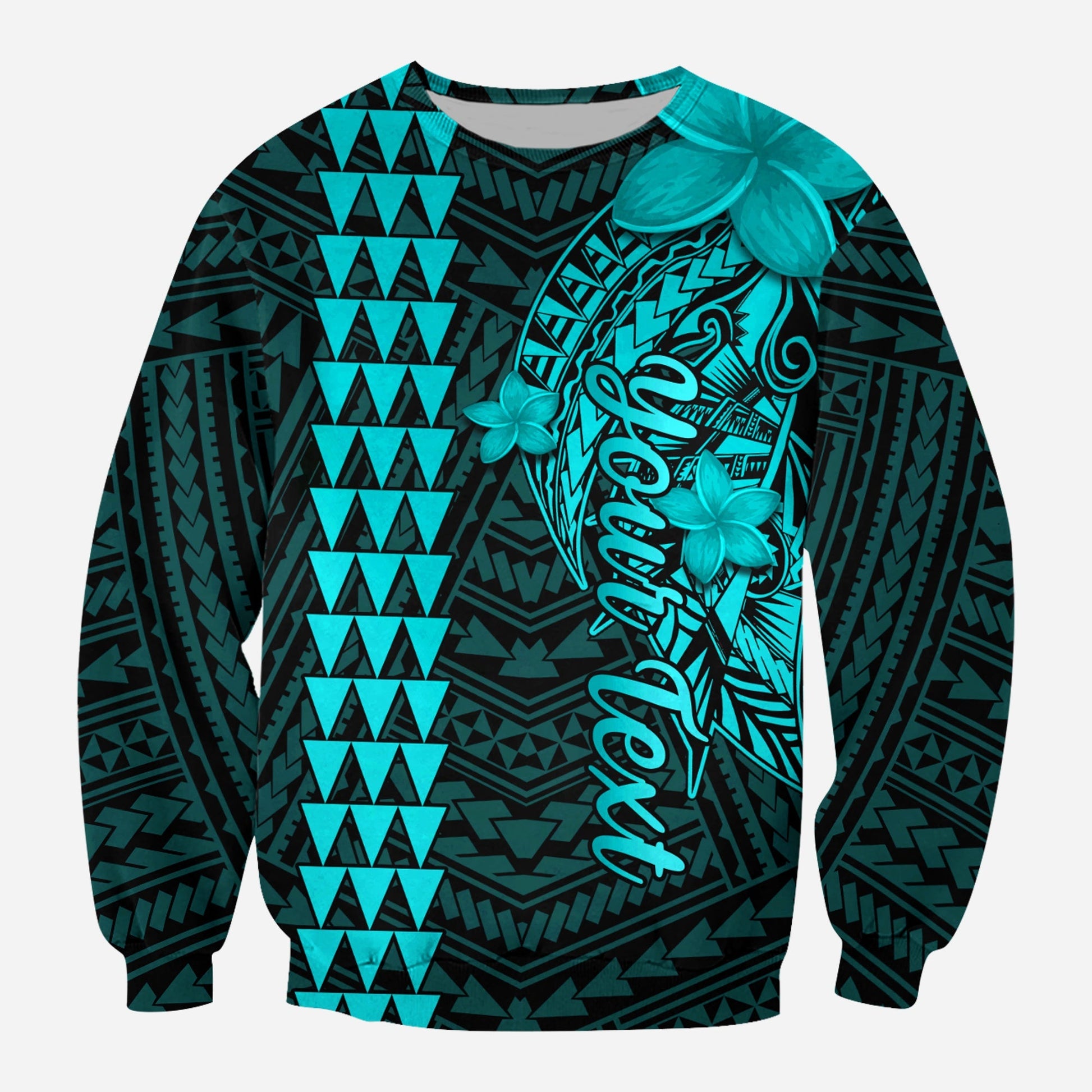Custom Personalised Hawaii Sweatshirt Kakau Kanaka Maoli Combine Polynesian Shark Ver.04