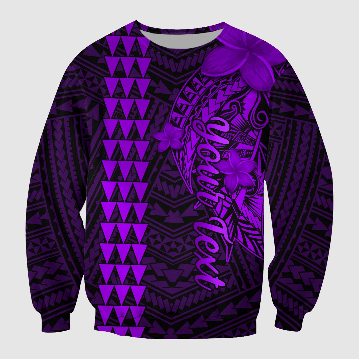 Custom Personalised Hawaii Sweatshirt Kakau Kanaka Maoli Combine Polynesian Shark Ver.05