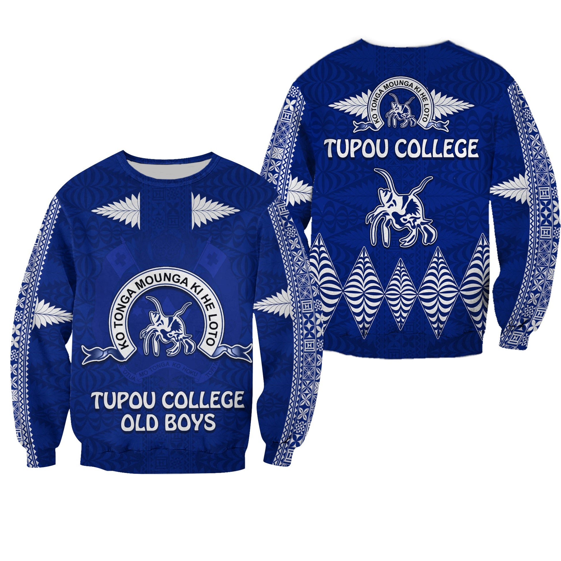 Tupou College Sweatshirt Always Proud of Old Boys Toloa