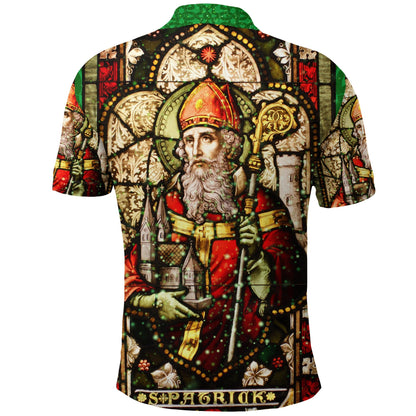 Ireland Saint Patricks Day Polo Shirt Saint Patrick Vibes