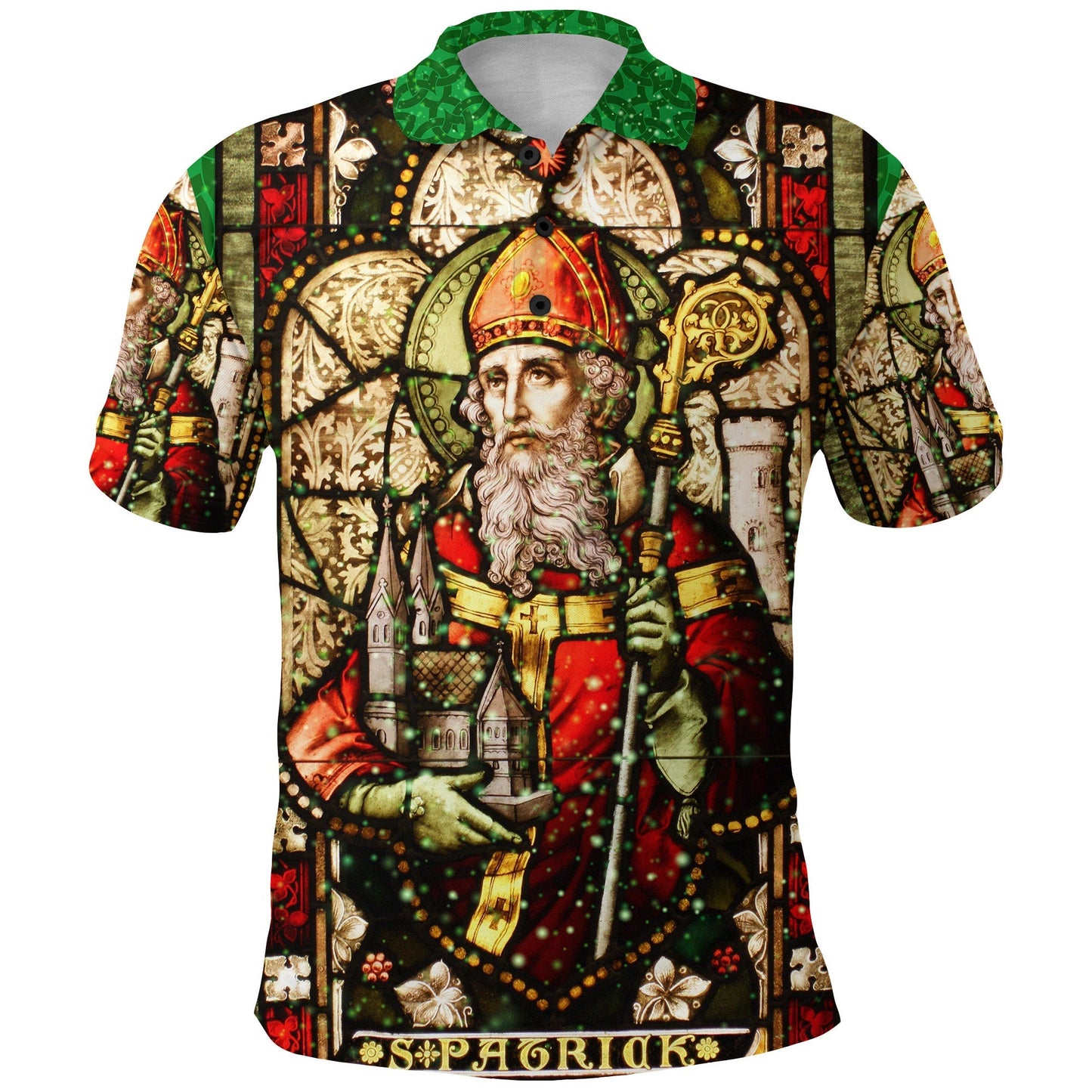 Ireland Saint Patricks Day Polo Shirt Saint Patrick Vibes