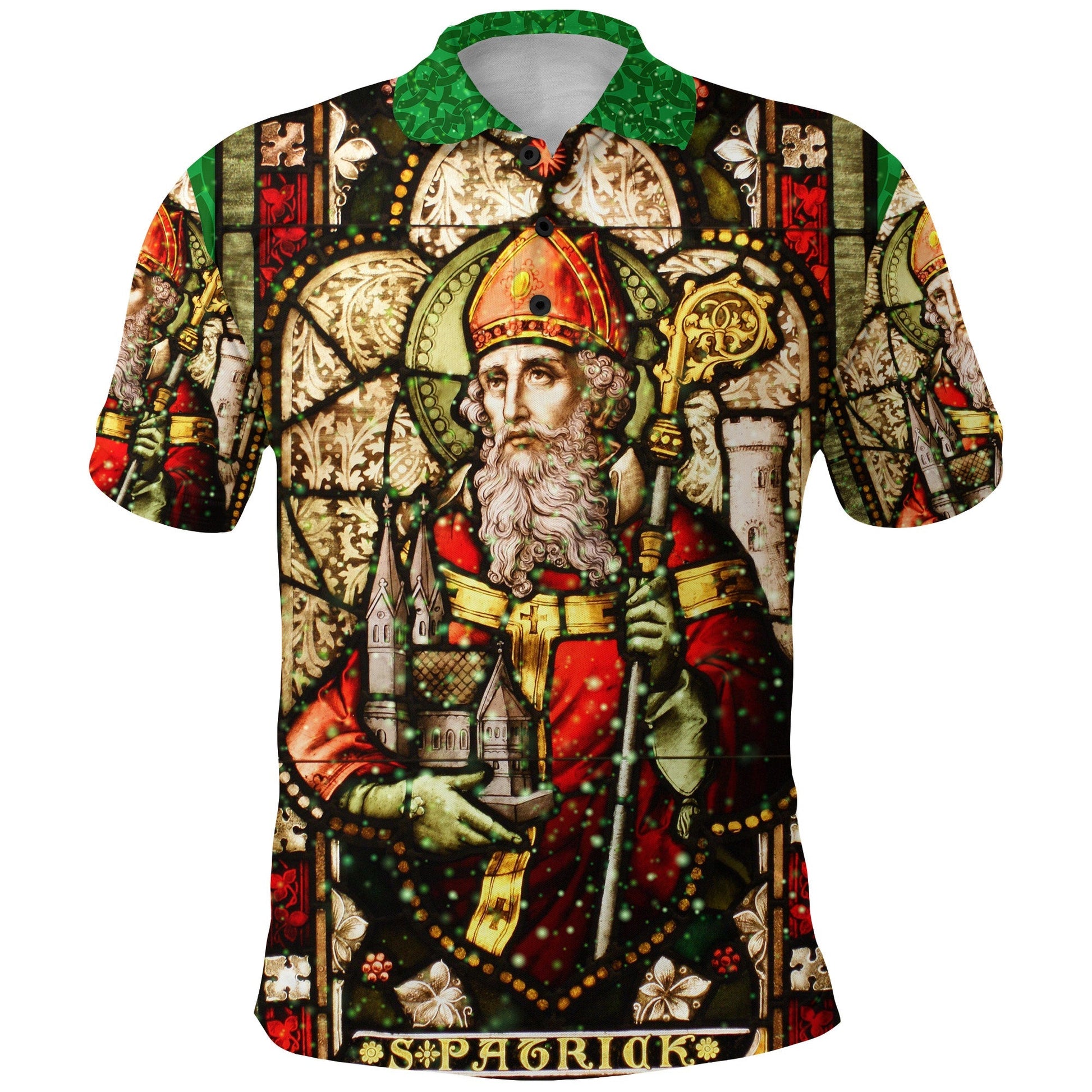 Ireland Saint Patricks Day Polo Shirt Saint Patrick Vibes