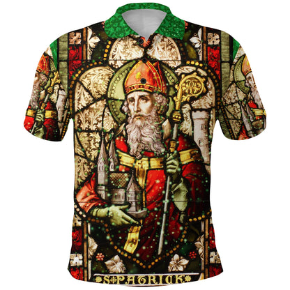 Ireland Saint Patricks Day Polo Shirt Saint Patrick Vibes