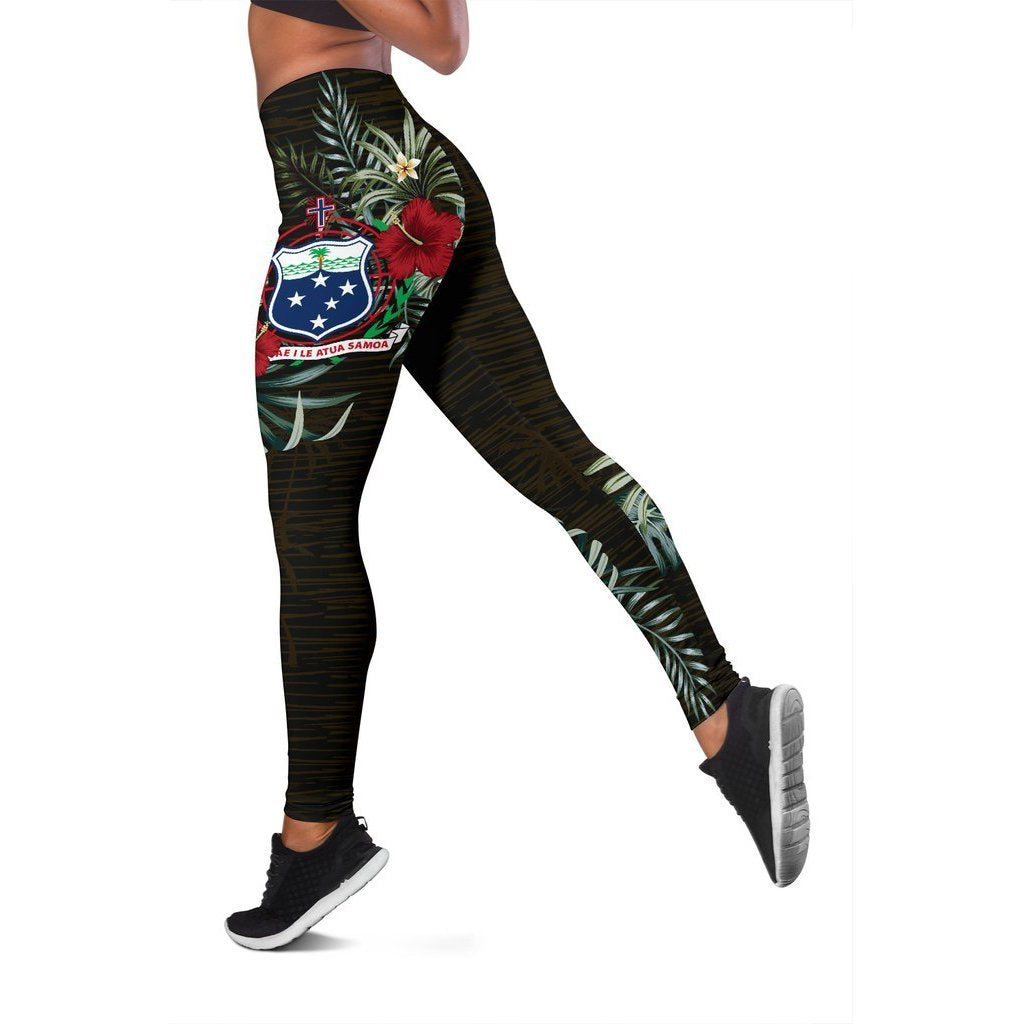 Samoa Hibiscus Leggings