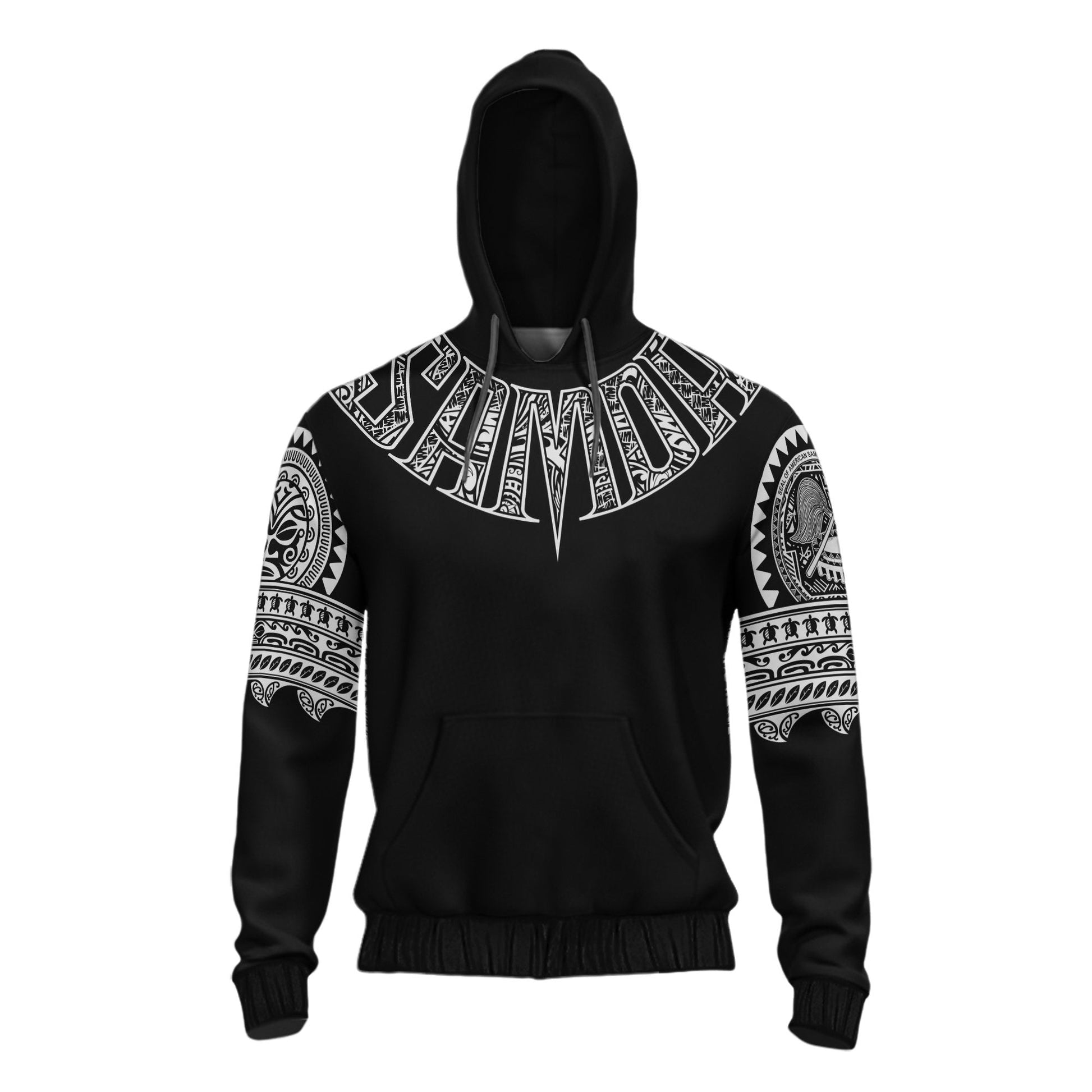 American Samoa Hoodie Neck Tattoo