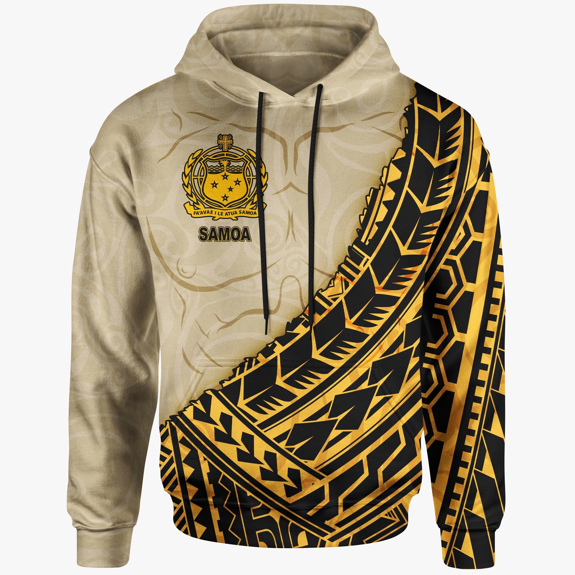 Samoa Hoodie Polynesian Wild Style