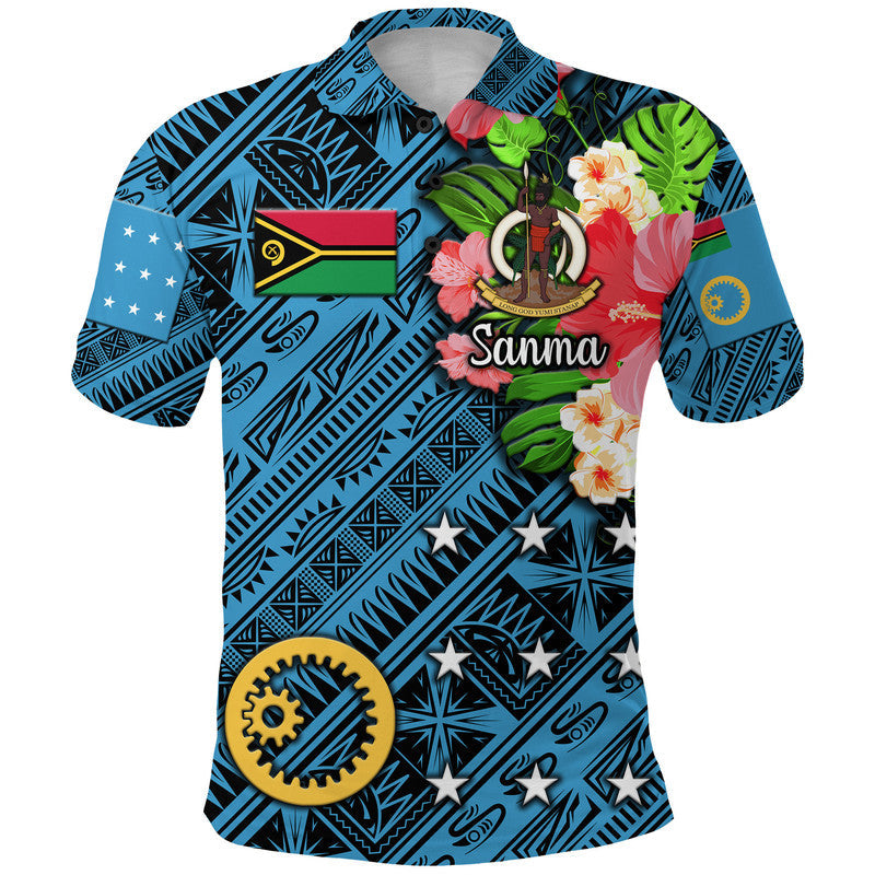 Vanuatu Sanma Polo Shirt Independence Be Proud