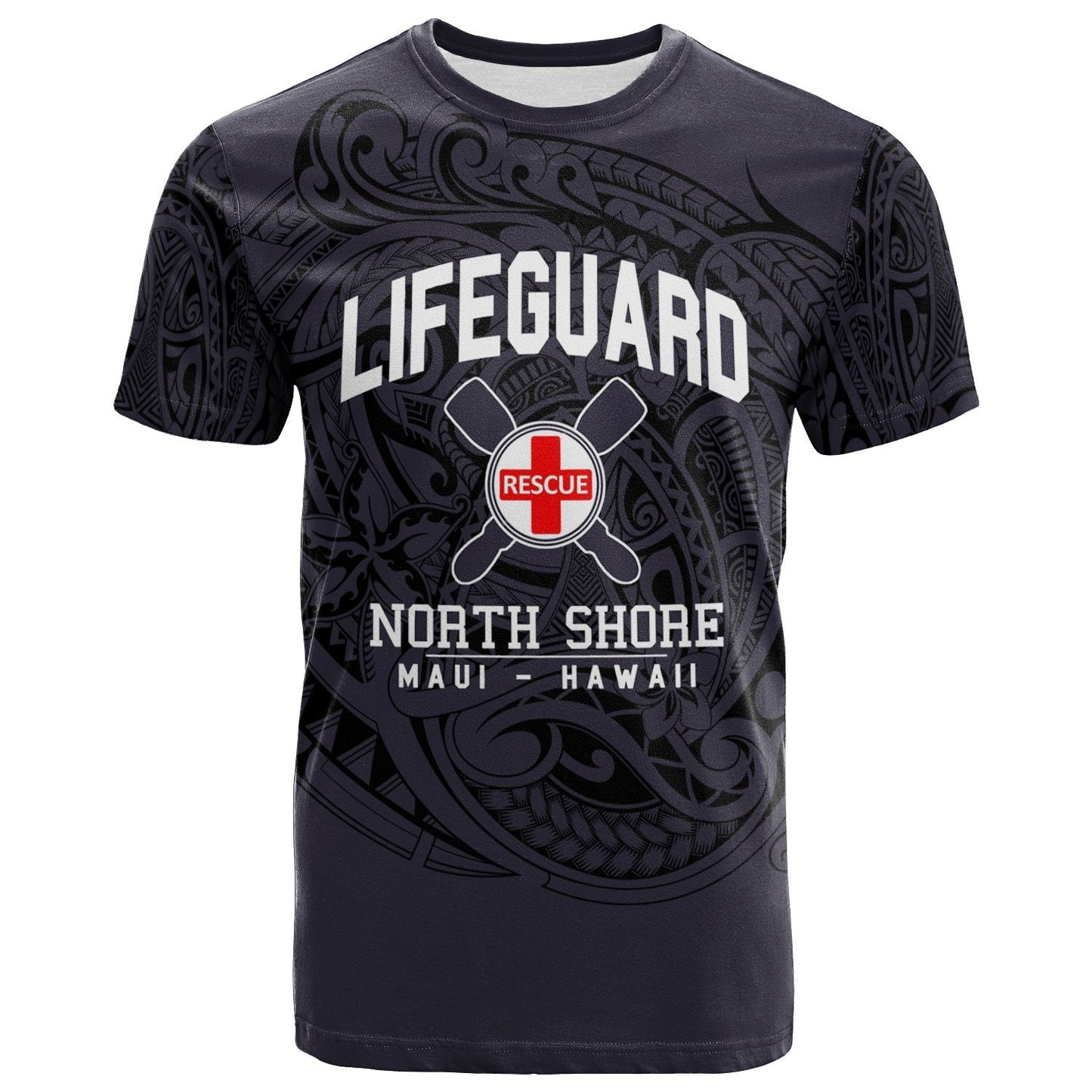 Hawaii T-Shirt - Lifeguard North Shore Maui Hawaii Unique Purple