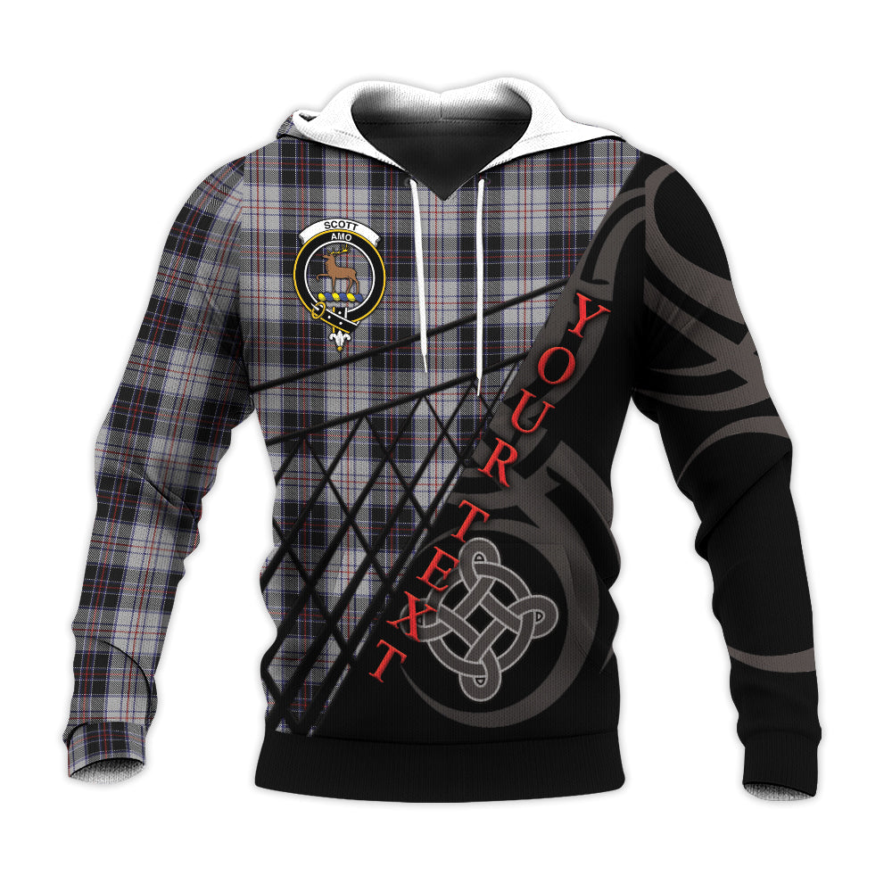 Printivon Scott 02 Knitted Hoodie Pattern Celtic Custom Text
