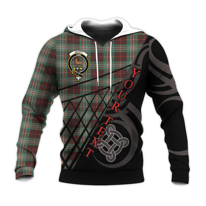 Printivon Scott Brown Ancient Knitted Hoodie Pattern Celtic Custom Text