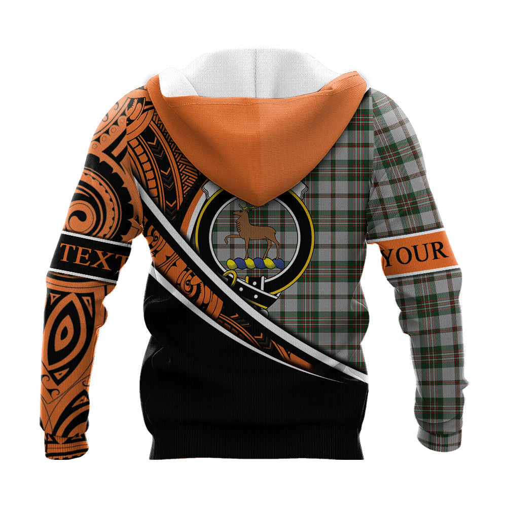 Printivon Scott Dress 02 Knitted Hoodie Pattern Polynesian Custom Text