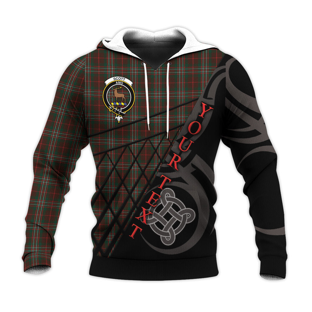 Printivon Scott Hunting 01 Knitted Hoodie Pattern Celtic Custom Text
