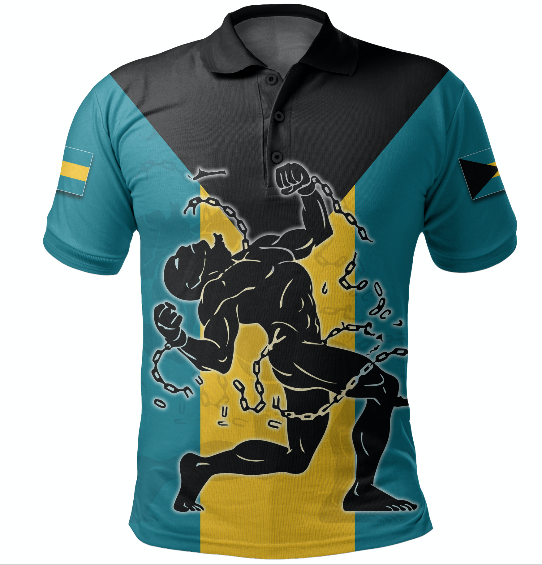 Bahamas Emancipation Day Polo Shirt Freedom