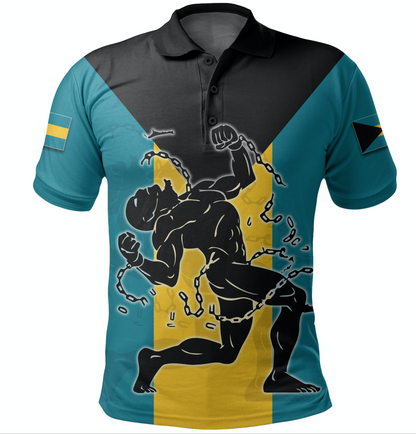 Bahamas Emancipation Day Polo Shirt Freedom